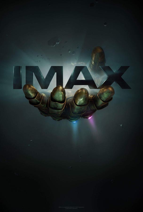 Póster IMAX de Vengadores: Infinity War