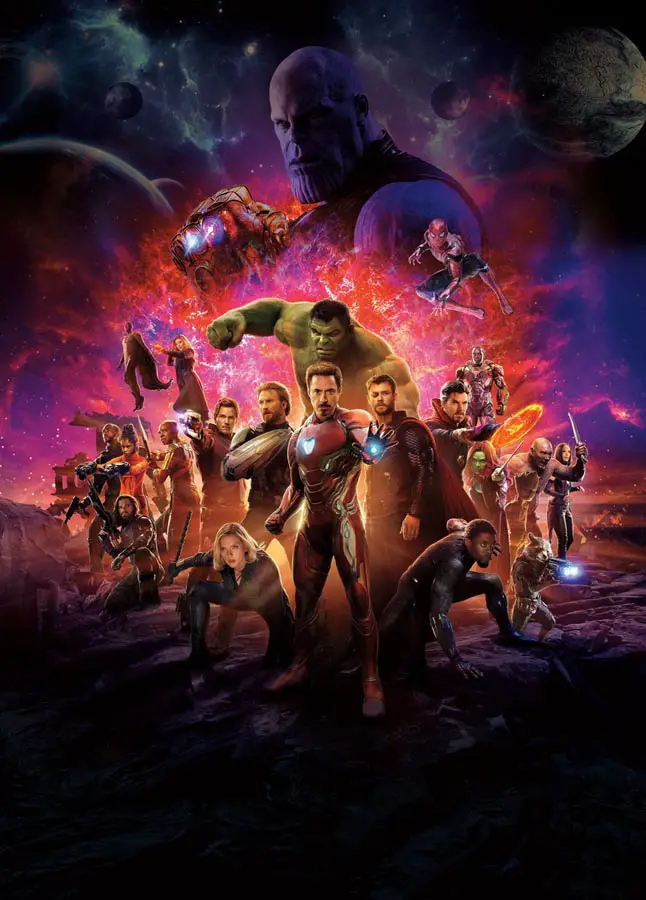 Infinity War Poster De La Película 2018 Ci Los Vengadores 
