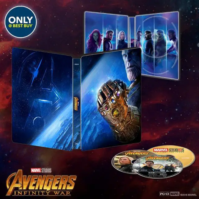 Blu-ray Vengadores: Infinity War de Best Buy