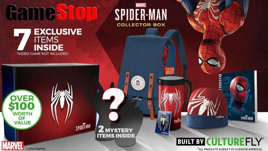 Caja de Coleccionista Spider-Man de GameStop