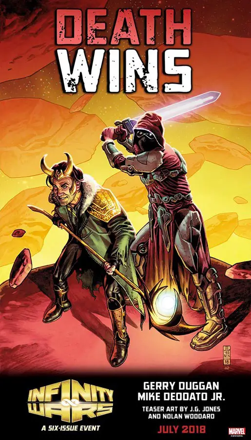 Teaser de Infinity Wars con Loki y Requiem