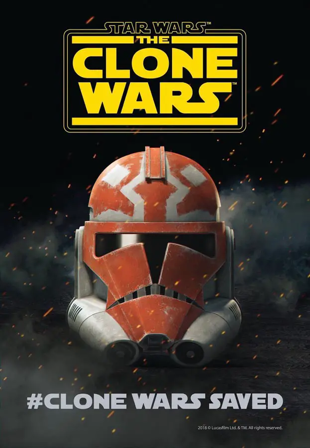 Póster temporada 7 de Star Wars: Las Guerras Clon