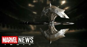 Supuesto diseño hacha Avengers 4