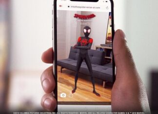 Experiencia RA de Spider-Man: Un Nuevo Universo