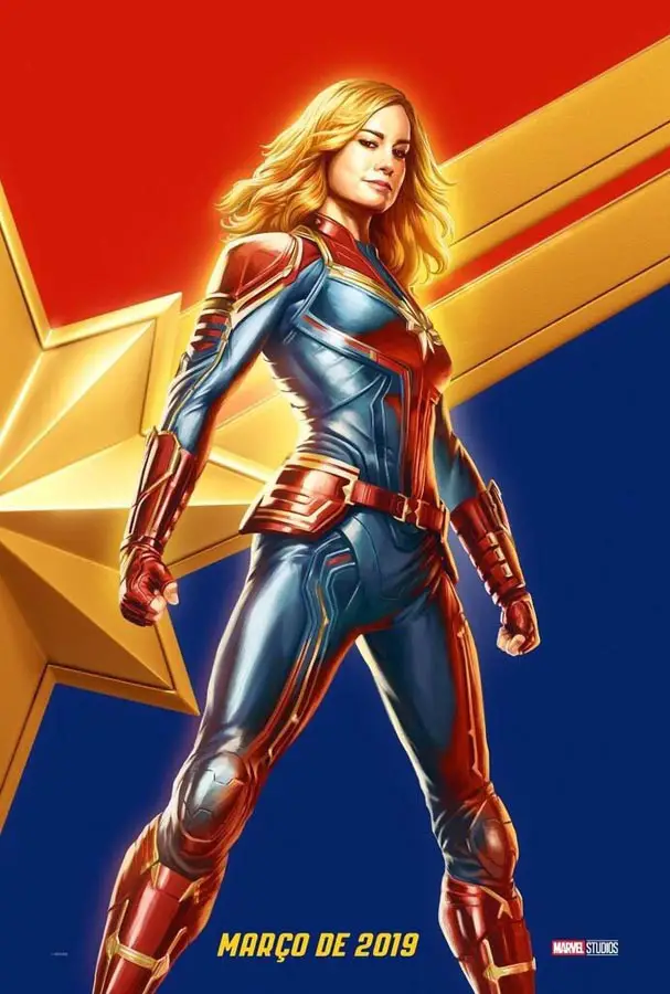 Póster de Capitana Marvel para la CCXP 2018