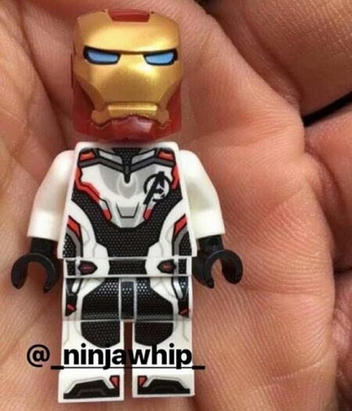 Posible minifigura Iron Man de Vengadores: Endgame