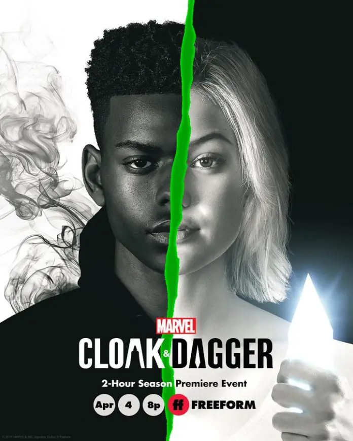 Póster de la temporada 2 de Cloak & Dagger