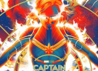 Póster Mondo de Capitana Marvel