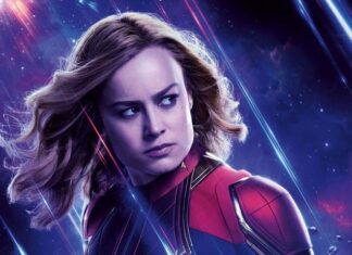 Póster de Capitana Marvel en Vengadores: Endgame
