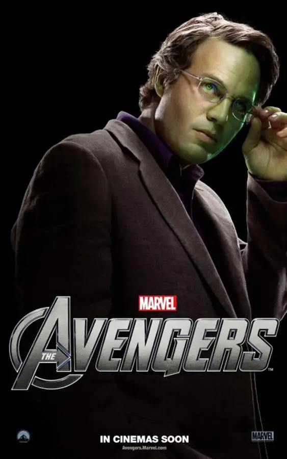Póster Hulk de Los Vengadores