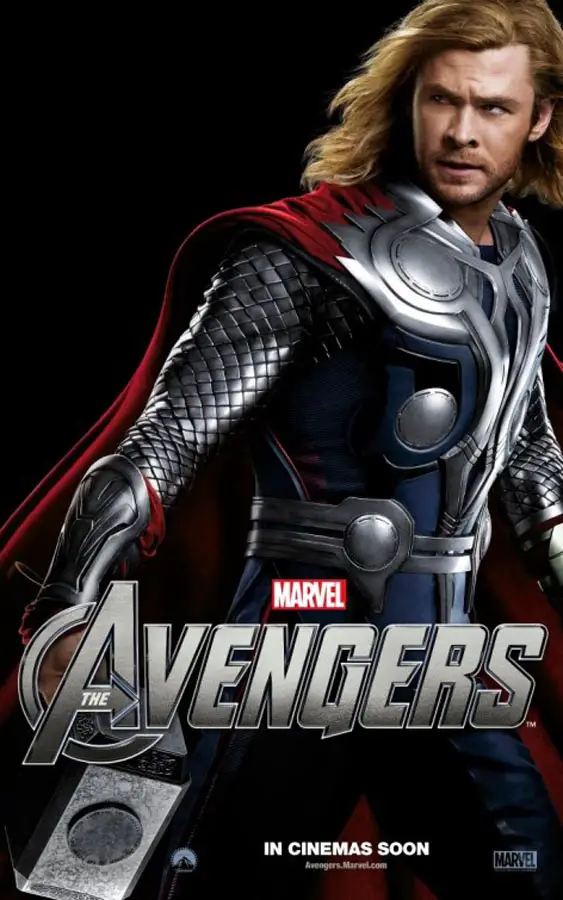 Póster Thor de Los Vengadores