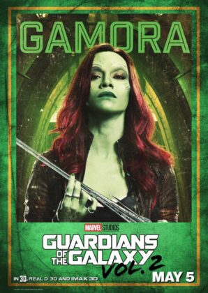 Gamora en Guardianes de la Galaxia Vol. 2