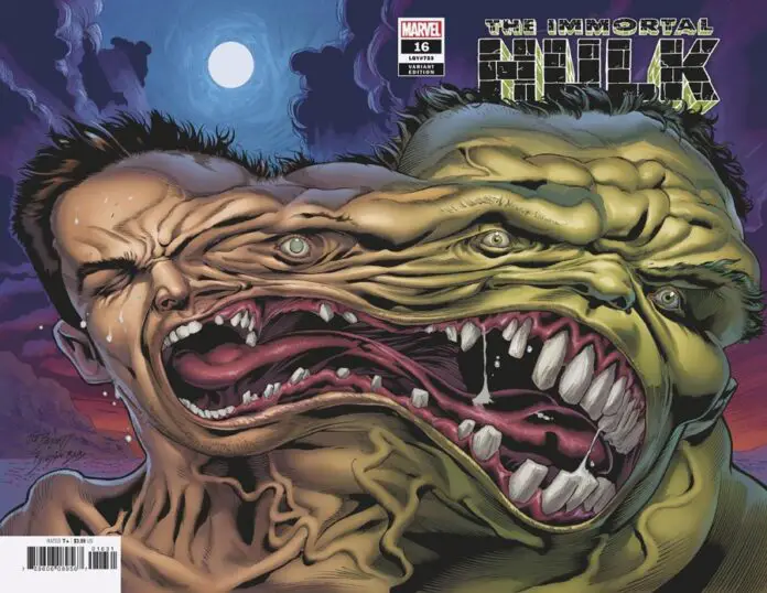Immortal Hulk Nº 16 Portada de Immortal Hulk Nº 16