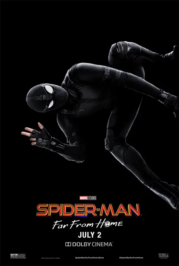 Póster del traje de sigilo de Spider-Man: Lejos de Casa