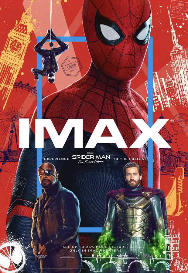 Póster IMAX de Spider-Man: Lejos de Casa