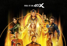 El plan original para Eternals incluía 6 apariciones de sus personajes Póster de Eternals 4DX