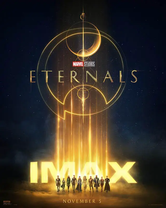 Póster de Eternals de IMAX
