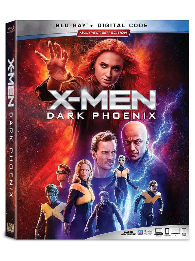 Blu-ray de X-Men: Fénix Oscura