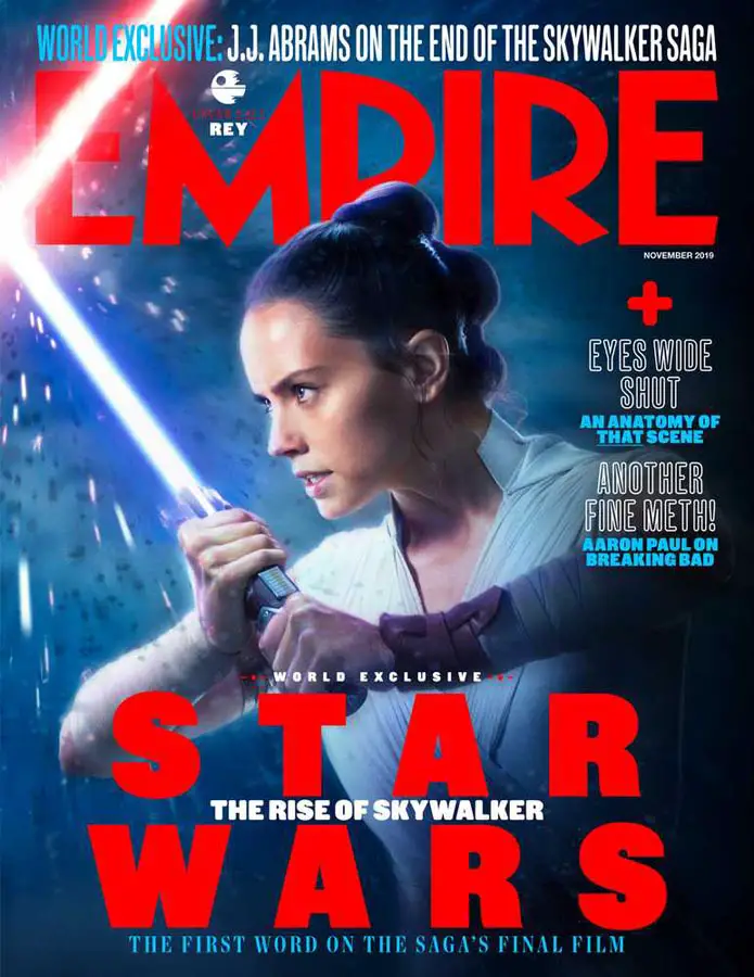 Rey de Star Wars: El Ascenso de Skywalker en portada de Empire