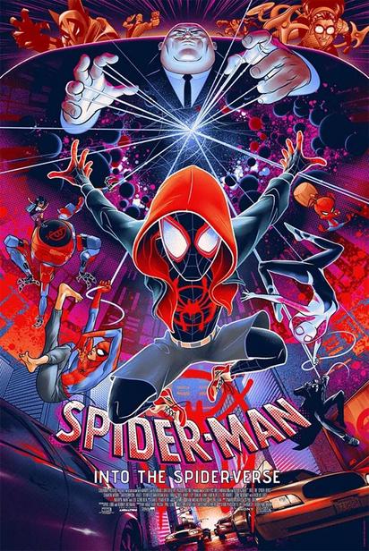 Todo patas arriba en otro póster de Spider-Man: Un Nuevo Universo