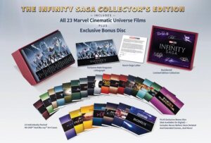 Contenido de la caja de la Saga del Infinito