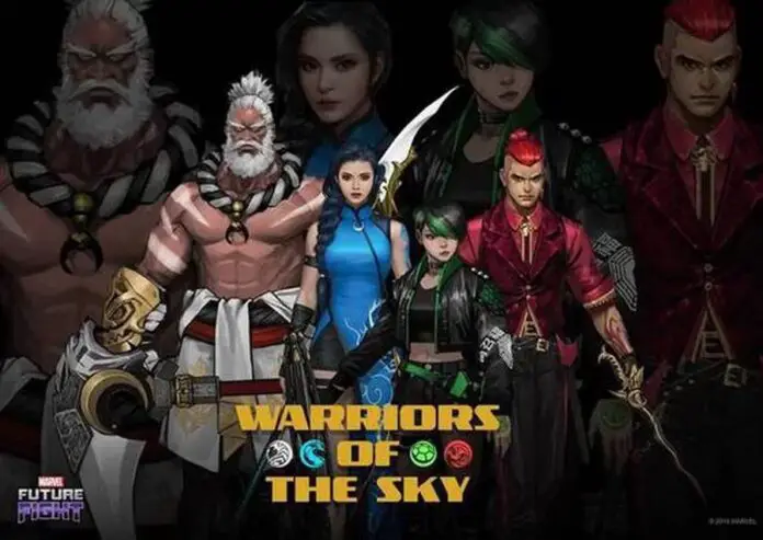 Guerreros del Cielo en Marvel Future Fight Los Guerreros del Cielo en Marvel Future Fight