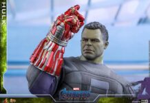 Figura Hot Toys de Hulk con el nano Guantelete de Vengadores: Endgame Figura Hot Toys de Hulk en Vengadores: Endgame