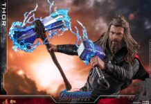 Figura Hot Toys de Thor en la batalla final de Vengadores: Endgame FIgura Hot Toys de Thor en la batalla final de Vengadores: Endgame