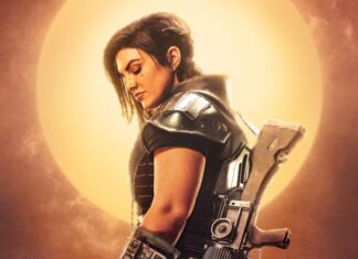 Póster de Cara Dune en Star Wars The Mandalorian