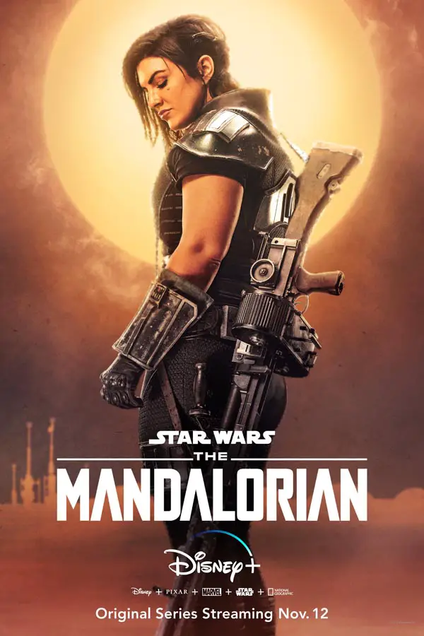 Póster de Cara Dune en Star Wars The Mandalorian