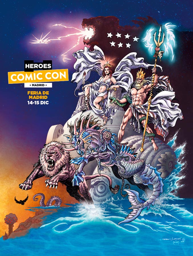 Cartel de Heroes Comic Con 2019