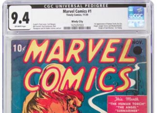 Venta millonaria para una copia en buen estado de Marvel Comics Nº 1 Marvel Comics Nº 1