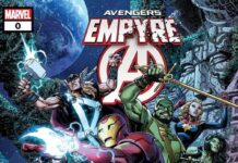 Empyre empezará con números 0 de los Vengadores y Cuatro Fantásticos Portada de Empyre: Avengers Nº 0