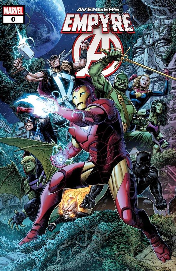 Portada de Empyre: Avengers Nº 0