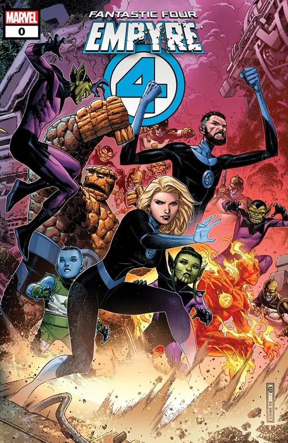 Portada de Empyre: Fantastic Four Nº 0