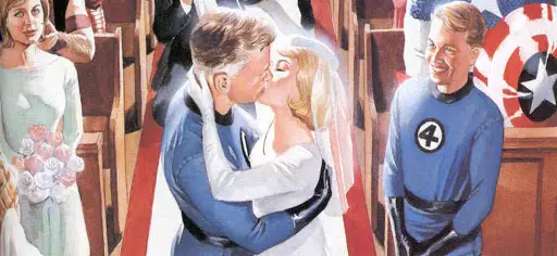 Boda Reed Richards y Sue Storm