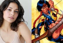 Blu Hunt feliz de dar vida a una nativo-americana en Los Nuevos Mutantes Blu Hunt como Mirage en Los Nuevos Mutantes