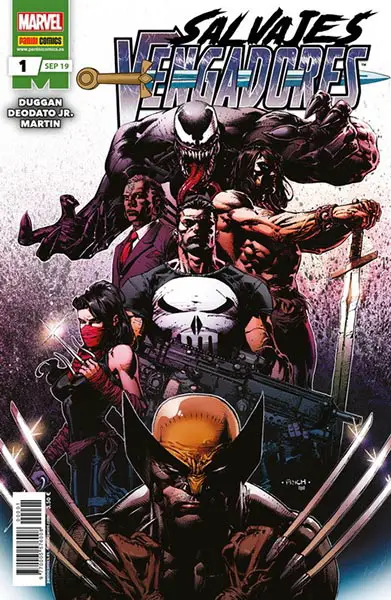Portada de Salvajes Vengadores Nº 1 de Panini Comics