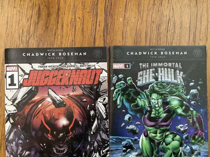 Cómics con homenaje a Chadwick Boseman