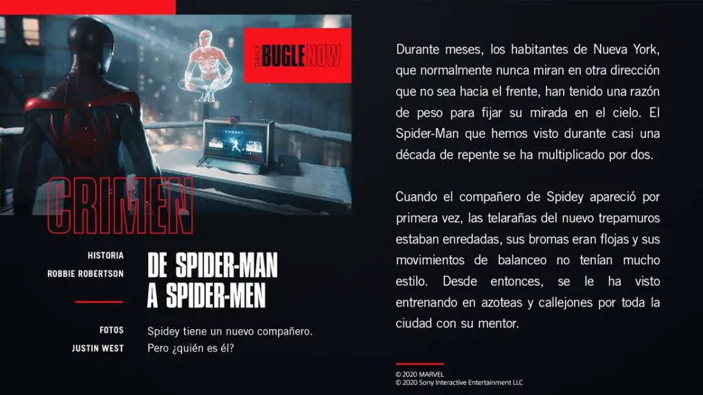 Marvel's Spider-Man: Miles Morales Daily Bugle Now