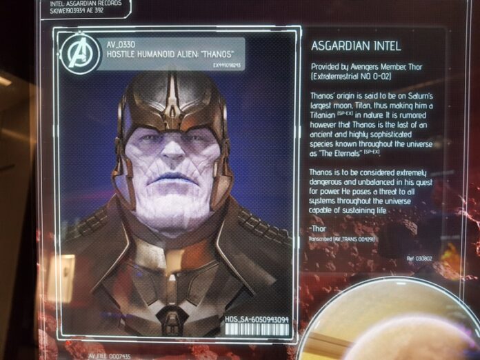 Ficha de Thanos en Avengers S.T.A.T.I.O.N.