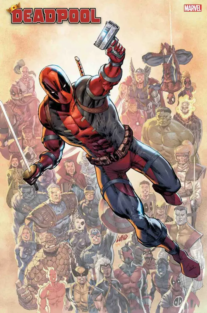 Portada de Rob Liefeld para Deadpool Nerdy 30