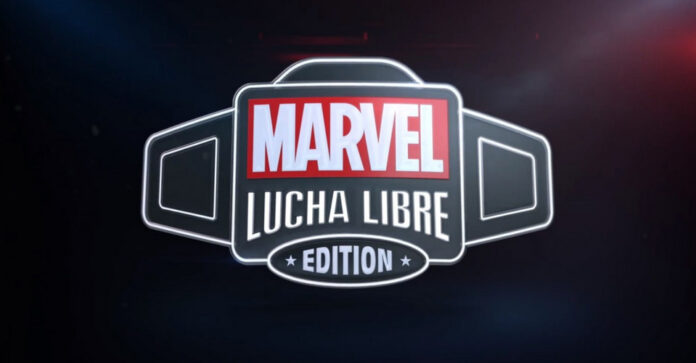 Marvel x Lucha Libre Logo de Marvel x Lucha Libre