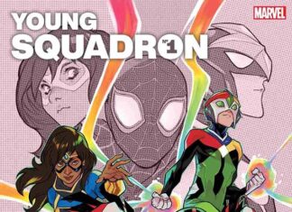 Heroes Reborn trae nuevos orígenes para Spider-Man, Ms. Marvel y Nova Portada de Heroes Reborn: Young Squadron Nº 1