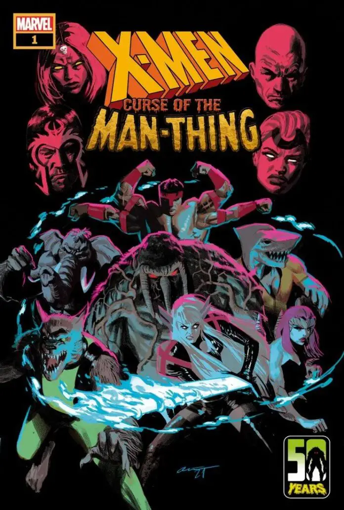 X-Men: Curse of the Man-Thing Portada de X-Men: Curse of the Man-Thing