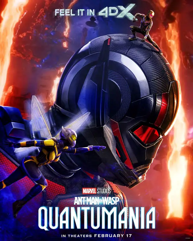 Póster 4DX de Ant-Man y la Avispa: Quantumanía