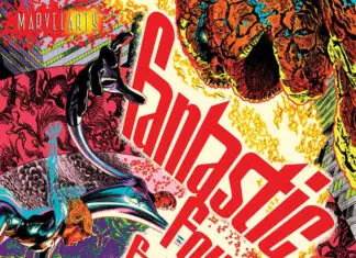 Primera novela gráfica de Alex Ross como guionista y dibujante Portada de Fantastic Four: Full Circle