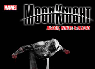 Marvel Comics anuncia una nueva antología del Caballero Luna Portada de Moon Knight: Black, White & Blood