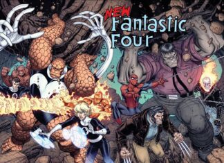 New Fantastic Four: Vuelven Lobezno, Spider-Man, Hulk y Ghost Rider Portada de New Fantastic Four Nº 1
