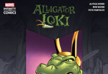 La variante caimán de Loki tendrá su propia serie limitada de cómics Portada de Alligator Loki Nº 1